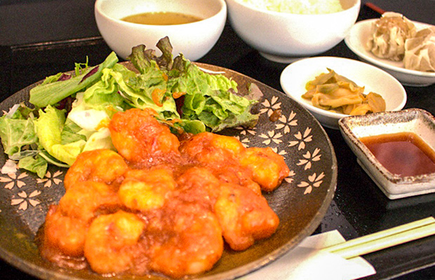 エビチリ御膳